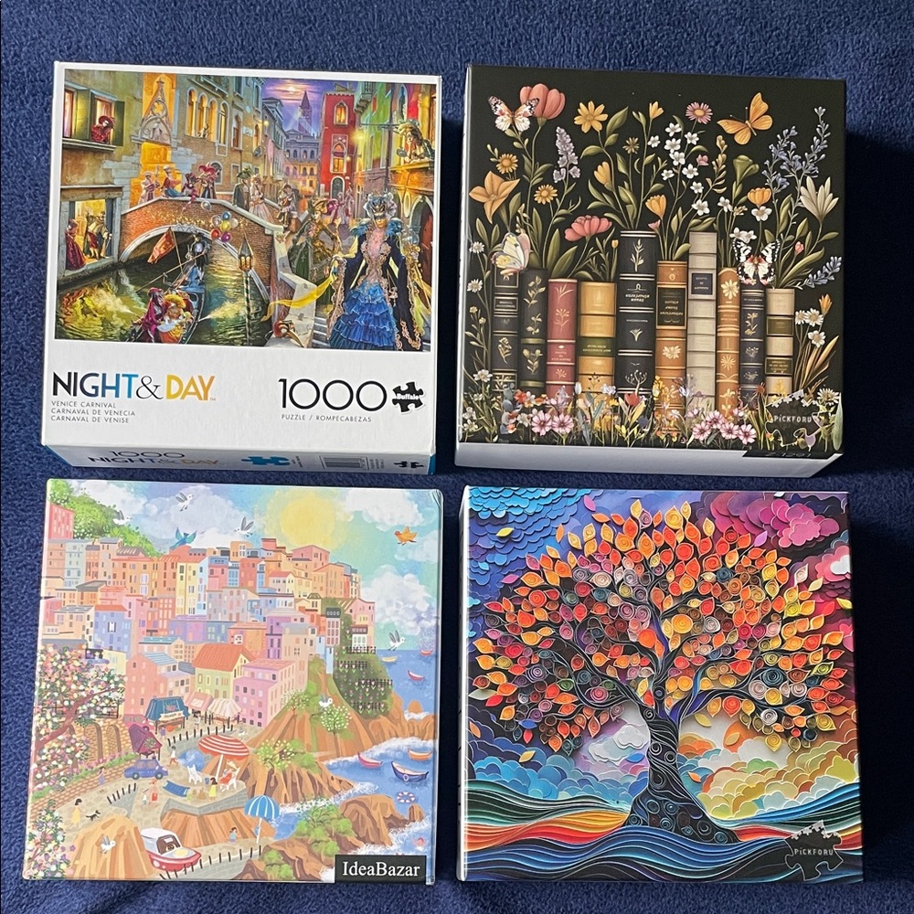 Night & Day 1000-Piece Puzzle - Multicolor